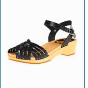 Swedish hasbeens braided clog